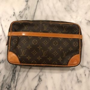 Vintage Louis Vuitton Monogram Compiegne 28 Clutch
